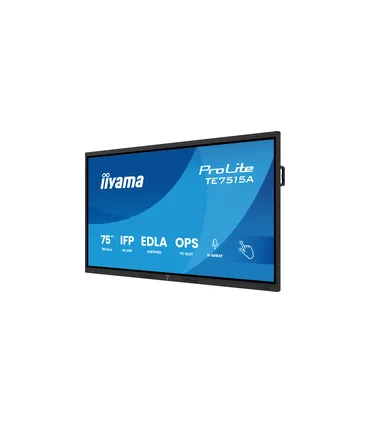 iiyama TE7515A-B1AG 75" 4K UHD IPS LED VA – Écran interactif 75 pouces, Ultra HD 4K, haute luminosité | Meilleur prix