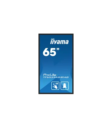 iiyama TF6539AS-B1AG 65" – Écran 4K UHD IPS LED VA | Tactile Anti-Reflets, Android, Haute Luminosité