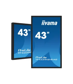 iiyama TF4339AS-B1AG 43" 4K UHD IPS LED – Écran Tactile Professionnel, Android, Anti-Reflets, HDMI/DP, Idéal Signalétique & Kios