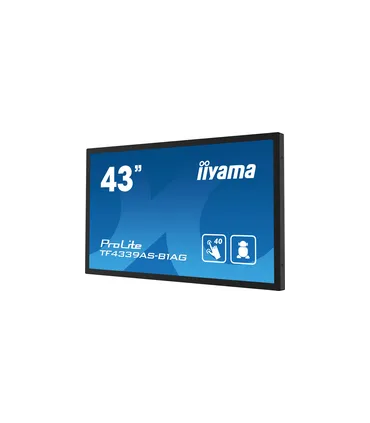 iiyama TF4339AS-B1AG 43" 4K UHD IPS LED – Écran Tactile Professionnel, Android, Anti-Reflets, HDMI/DP, Idéal Signalétique & Kios