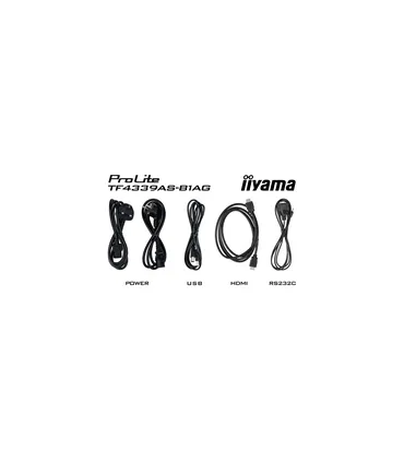 iiyama TF4339AS-B1AG 43" 4K UHD IPS LED – Écran Tactile Professionnel, Android, Anti-Reflets, HDMI/DP, Idéal Signalétique & Kios