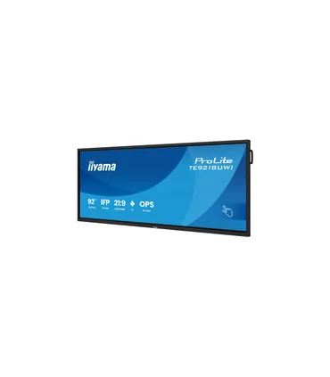 iiyama TE9218UWI-B1AG 92" 5K UHD LED VA – Écran interactif 92 pouces, Ultra HD, haute luminosité, idéal entreprise et éducation