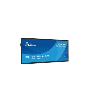 iiyama TE10518UWI-B1AG 105" 5K UHD LED VA – Écran interactif professionnel | Haute résolution, contraste élevé, affichage 105 po
