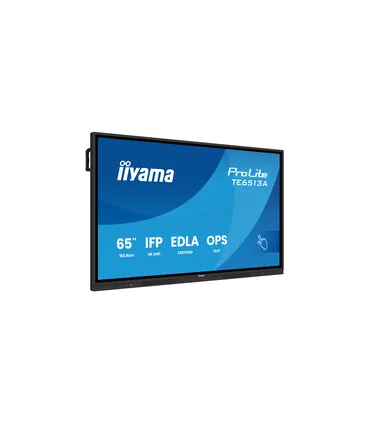 iiyama TE6513A-B2AG 65" 4K UHD IPS – Écran interactif | Android | 20 points tactiles | HDMI/USB-C | Anti-reflets