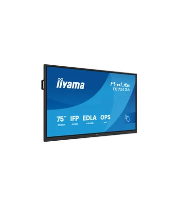 iiyama TE7513A-B2AG 75" 4K UHD IPS – Écran interactif tactile, Android, 20 points de contact, HDMI/USB-C | Prix et Achat