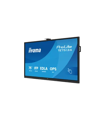 iiyama TE7513A-B2AG 75" 4K UHD IPS – Écran interactif tactile, Android, 20 points de contact, HDMI/USB-C | Prix et Achat