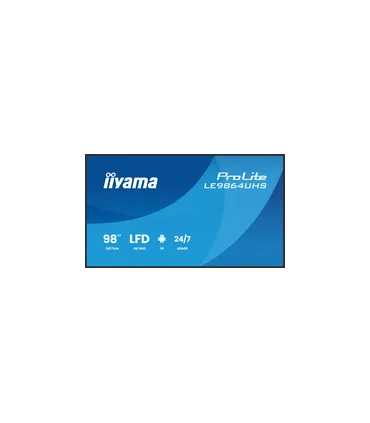 iiyama LE9864UHS-B1AG 98" 4K UHD IPS DLED VA – Écran Professionnel 98 pouces, HDR, HDMI/DP, Anti-Reflet | Prix & Achat