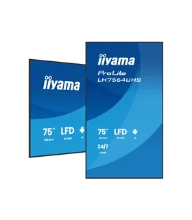 iiyama LH7564UHS-B1AG 75" 4K UHD IPS DLED VA – Écran professionnel anti-reflets, hautes performances | Achat en ligne
