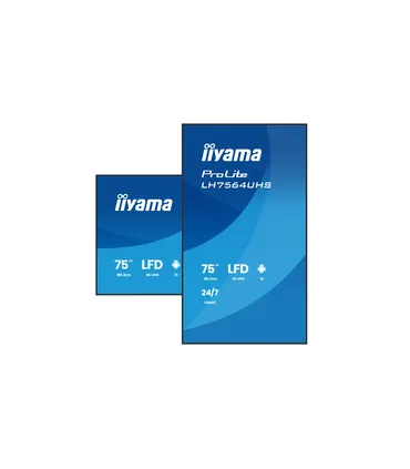 iiyama LH7564UHS-B1AG 75" 4K UHD IPS DLED VA – Écran professionnel anti-reflets, hautes performances | Achat en ligne