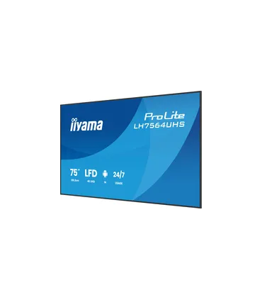 iiyama LH7564UHS-B1AG 75" 4K UHD IPS DLED VA – Écran professionnel anti-reflets, hautes performances | Achat en ligne