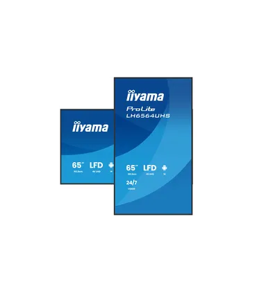iiyama LH6564UHS-B1AG 65" 4K UHD – Écran IPS/VA LED, HDR, HDMI/DP, Affichage Professionnel | Prix & Livraison Rapide