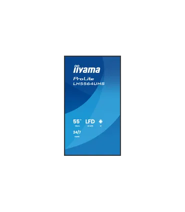 iiyama LH5564UHS-B1AG 55" – Écran 4K UHD IPS/LED VA | Haute Luminosité, Anti-Reflets, HDMI/DP | Meilleur Prix