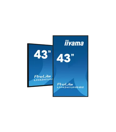 iiyama LH4341UHS-B2 43" 4K UHD IPS LCD VA – Écran professionnel, haute résolution, connectivité complète