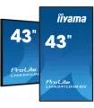 iiyama LH4341UHS-B2 43" 4K UHD IPS LCD VA – Écran professionnel, haute résolution, connectivité complète