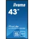 iiyama LH4341UHS-B2 43" 4K UHD IPS LCD VA – Écran professionnel, haute résolution, connectivité complète