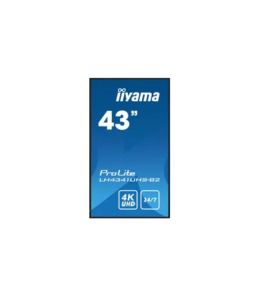 iiyama LH4341UHS-B2 43" 4K UHD IPS LCD VA – Écran professionnel, haute résolution, connectivité complète