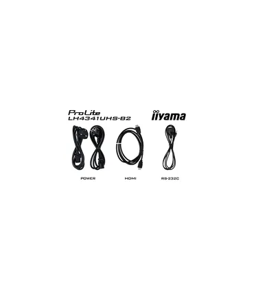 iiyama LH4341UHS-B2 43" 4K UHD IPS LCD VA – Écran professionnel, haute résolution, connectivité complète