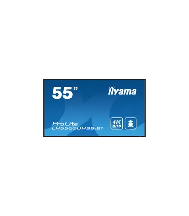iiyama LH5565UHSB-B1 55" 4K UHD IPS LED VA – Écran professionnel 55 pouces | Haute résolution, couleurs précises, connectivité a