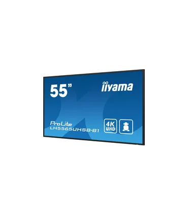 iiyama LH5565UHSB-B1 55" 4K UHD IPS LED VA – Écran professionnel 55 pouces | Haute résolution, couleurs précises, connectivité a