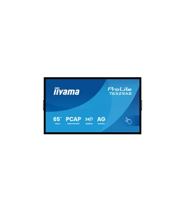 iiyama T6529AS-B1AG 65" 4K UHD IPS LED VA – Écran professionnel haute résolution, couleurs vives et large angle de vue