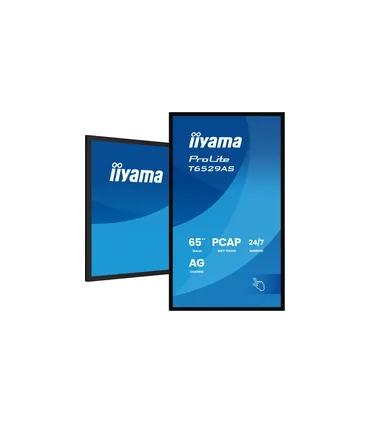 iiyama T6529AS-B1AG 65" 4K UHD IPS LED VA – Écran professionnel haute résolution, couleurs vives et large angle de vue