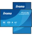 iiyama LH8664UHS-B3AG 86" 4K UHD IPS DLED – Écran professionnel 86 pouces, anti-reflet, 24/7, HDMI/USB, UHD 3840x2160