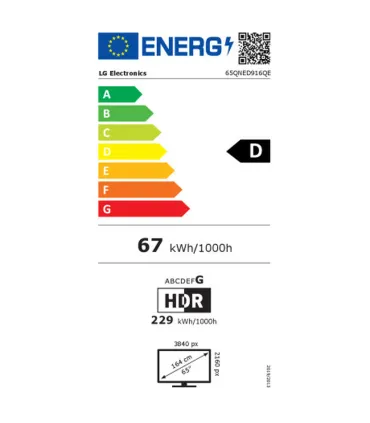 LG 65QNED916QE TV QNED 4K UHD - Image et son époustouflants